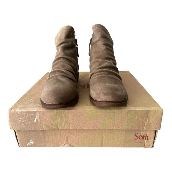 Sofft Brookdale Light Grey Ankle Boots Women’s Size 7 NIB - Picture 2 of 12